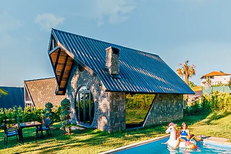 Kartepe Happy Yellow Suit Stone